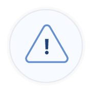 Icon representing warning sign
