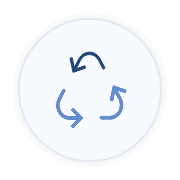 Icon that represents recycling with anti-CD38 mAb