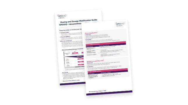 Image of the Dosing and Dosage Modification Guide for Xd
